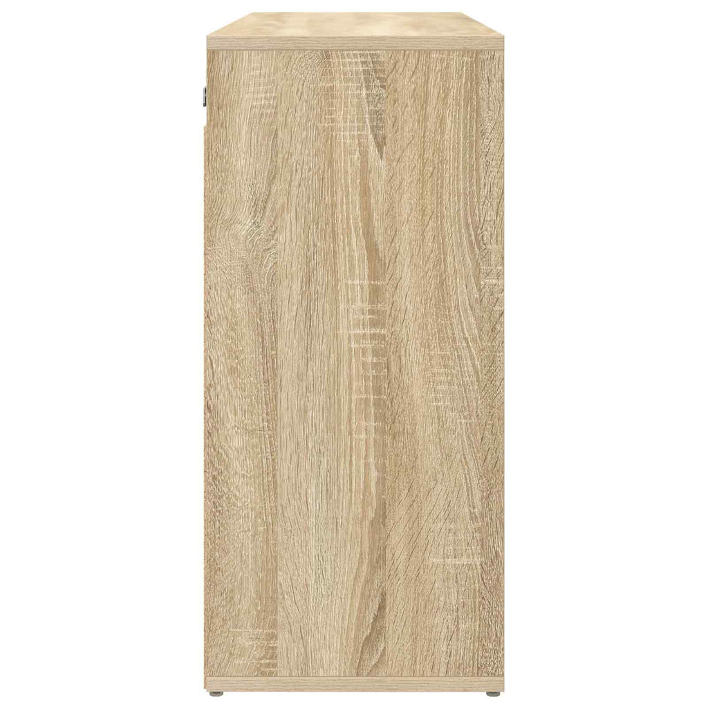Schuhschrank Sonoma-Eiche 77,5 x 30 x 67 cm Holzwerkstoff