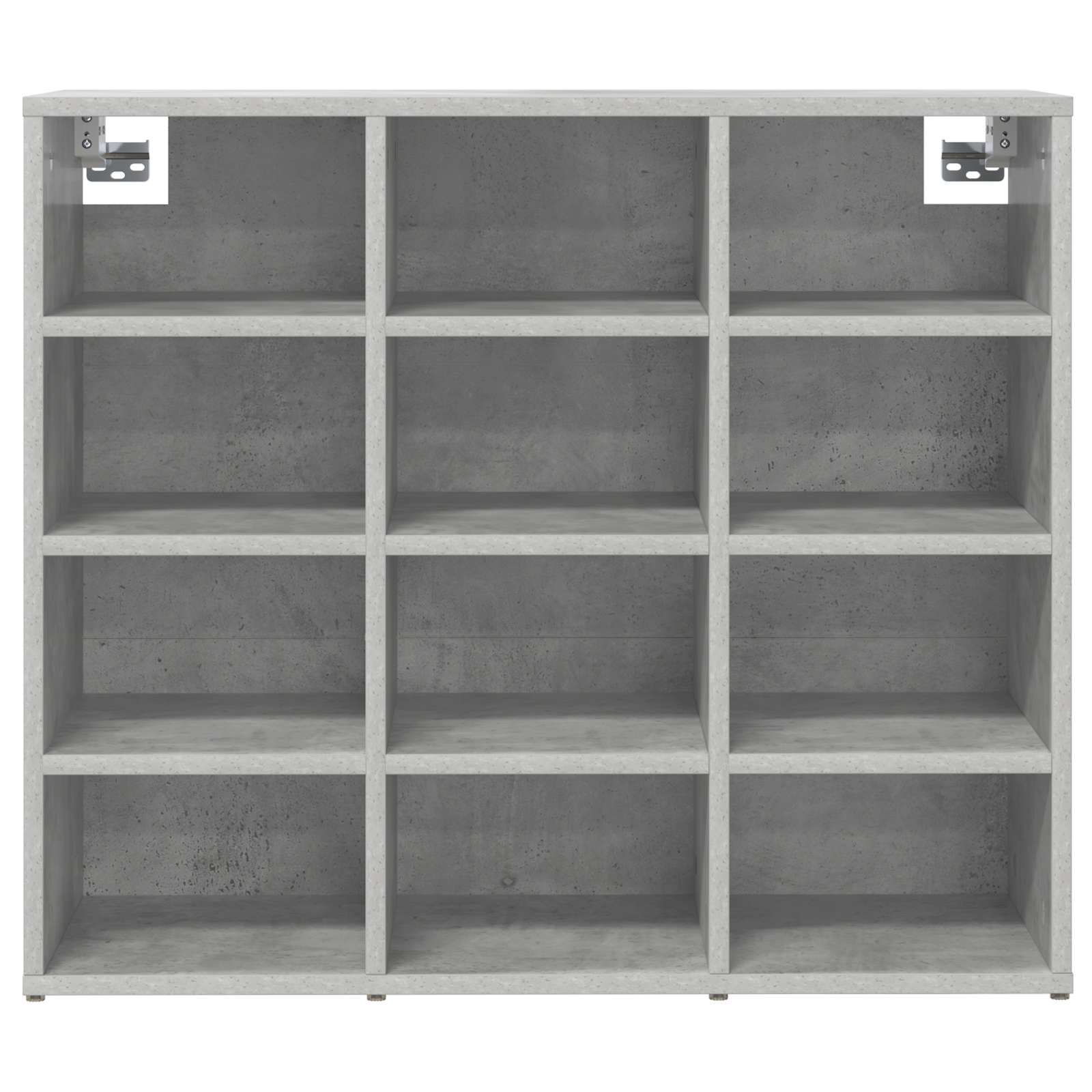 Schuhschrank Betongrau 77,5 x 30 x 67 cm Holzwerkstoff