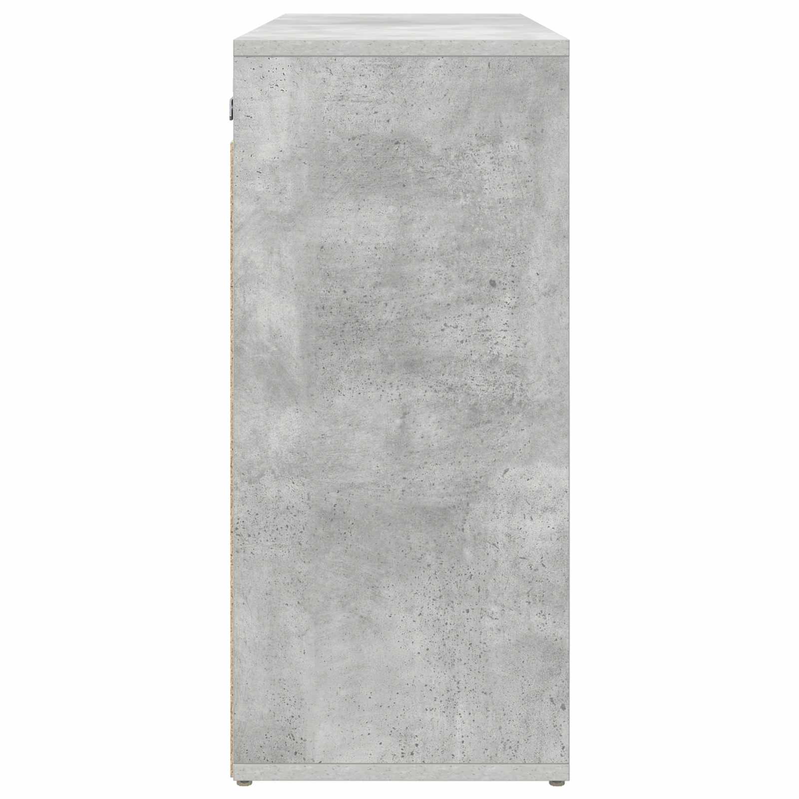 Schuhschrank Betongrau 77,5 x 30 x 67 cm Holzwerkstoff