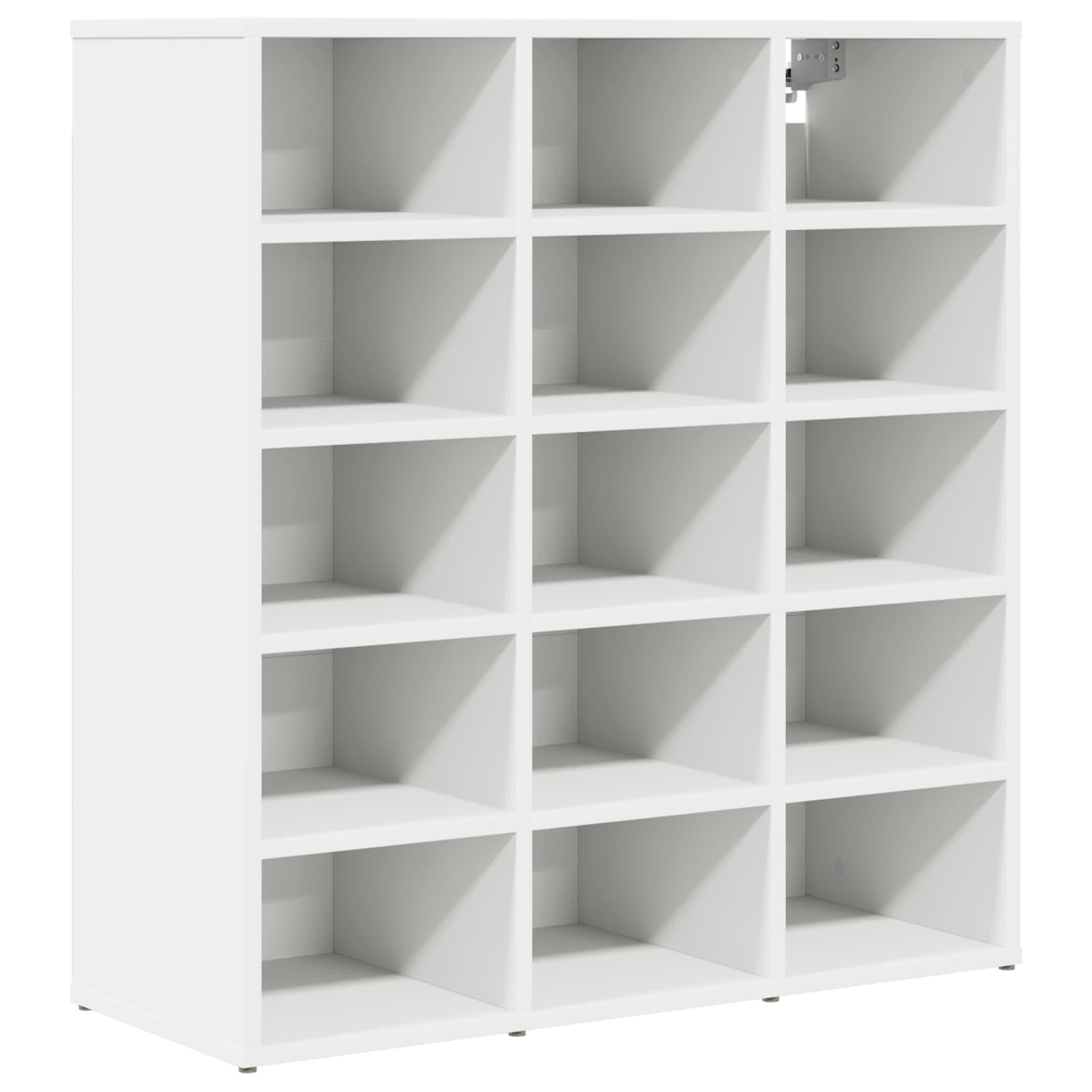 Schuhschrank mit Regal Weiß 77,5 x 30 x 83,5 cm Holzwerkstoff