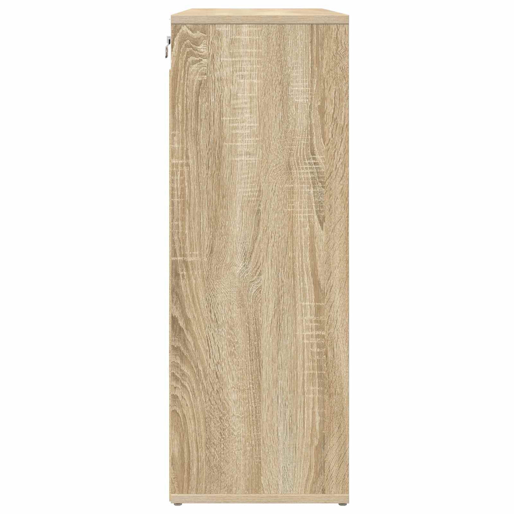 Schuhschrank Sonoma-Eiche 77,5 x 30 x 83,5 cm Holzwerkstoff