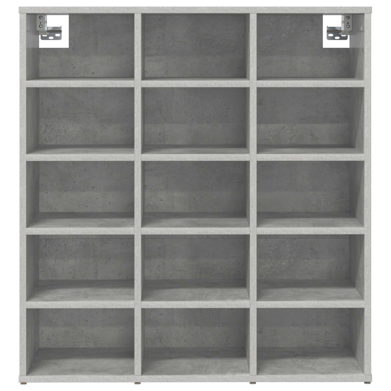 Schuhschrank Betongrau 77,5 x 30 x 83,5 cm Holzwerkstoff