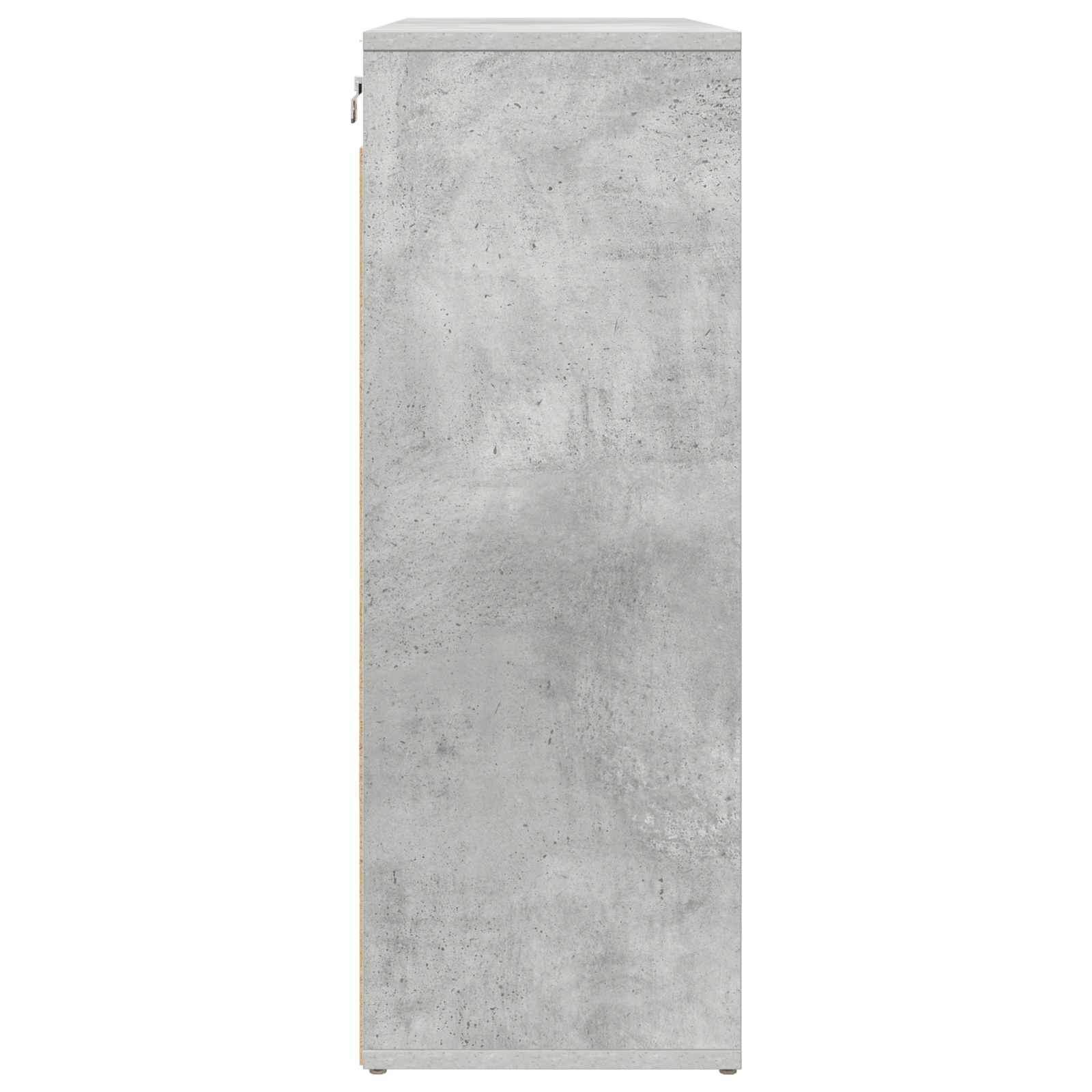 Schuhschrank Betongrau 77,5 x 30 x 83,5 cm Holzwerkstoff