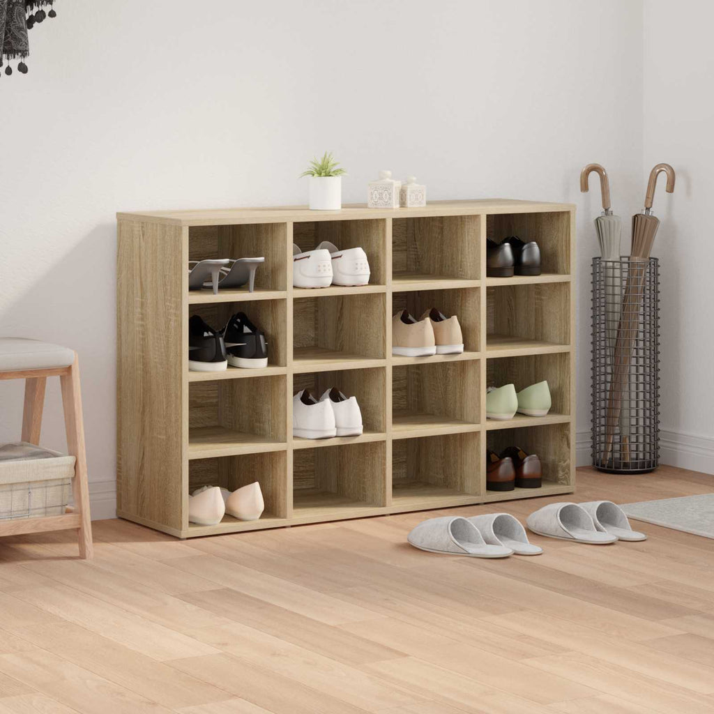Schuhschrank Sonoma-Eiche 103 x 30 x 67 cm Holzwerkstoff