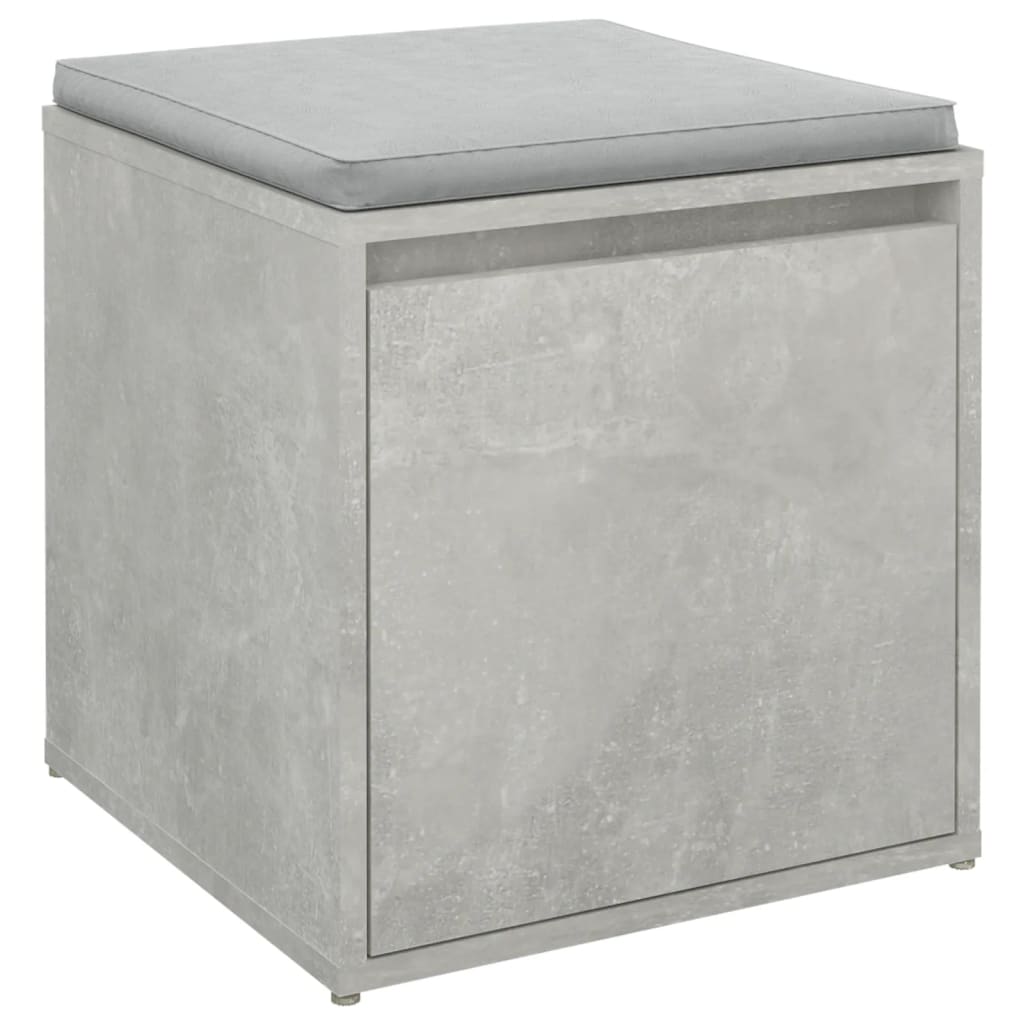 Schubladenbox Betongrau 40,5x40x40 cm Holzwerkstoff