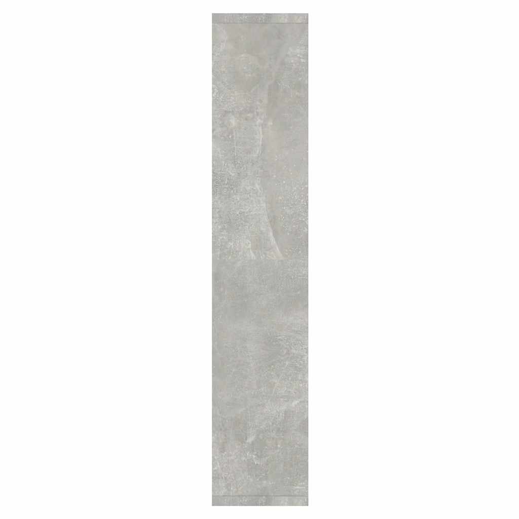 Spiegelschrank mit LED Betongrau 91x15x76,5 cm
