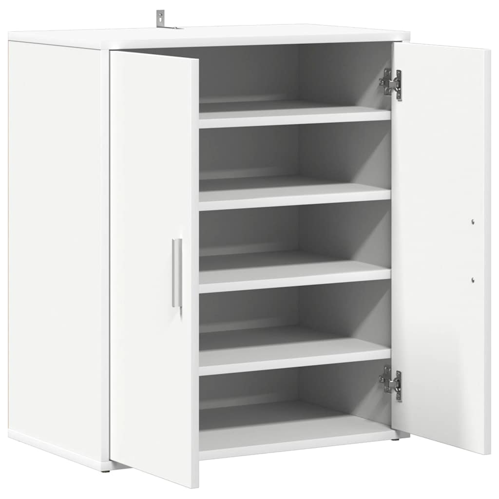 Schuhschrank Weiß 60x35x70 cm Holzwerkstoff