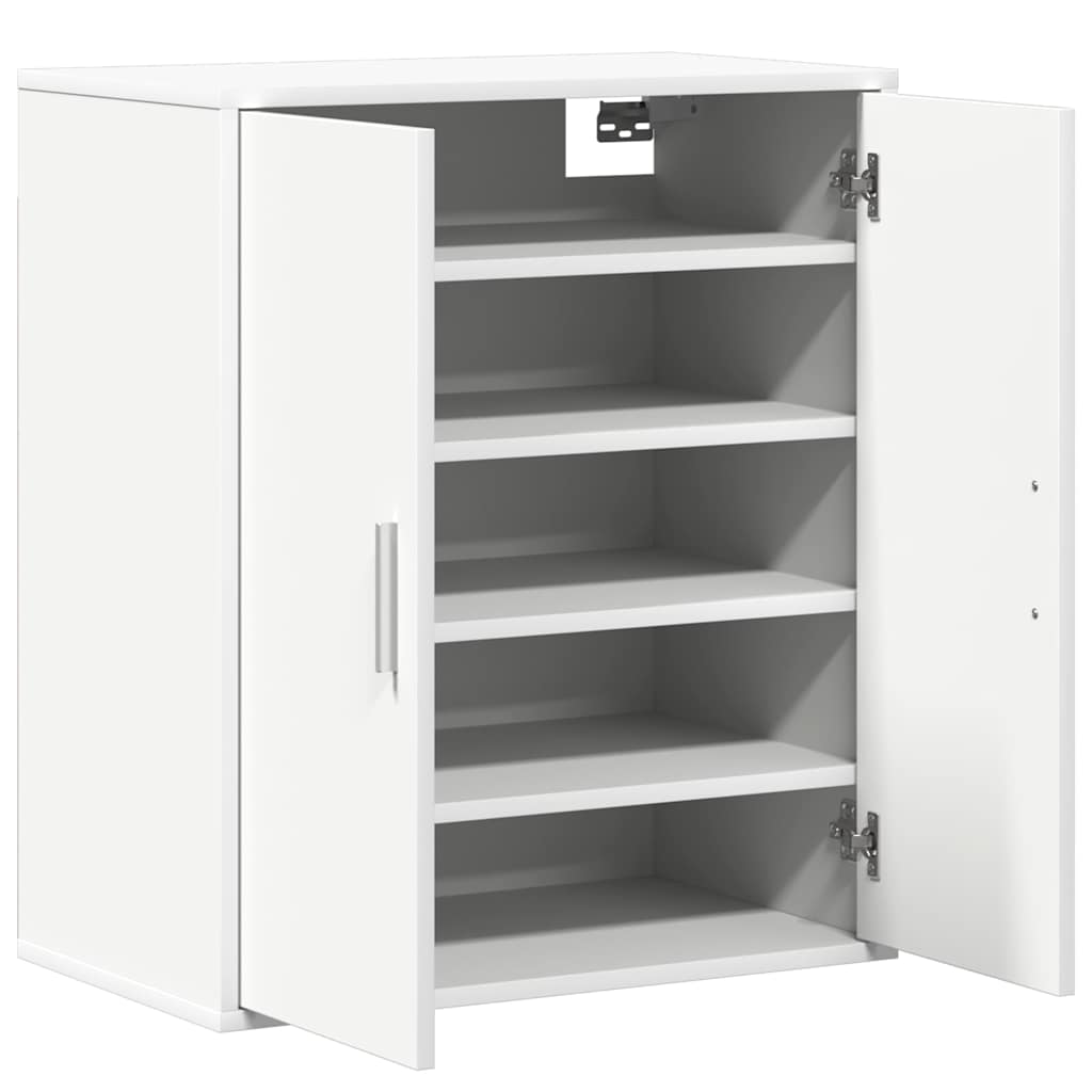 Schuhschrank Weiß 60x35x70 cm Holzwerkstoff