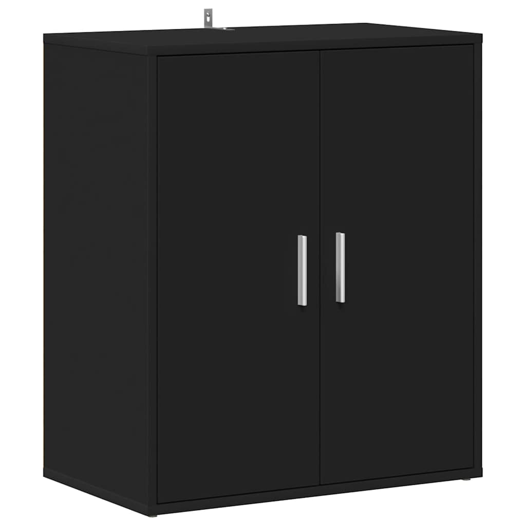 Schuhschrank Schwarz 60x35x70 cm Holzwerkstoff