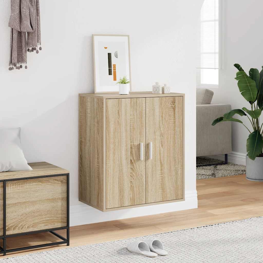 Schuhschrank Sonoma-Eiche 60x35x70 cm Holzwerkstoff