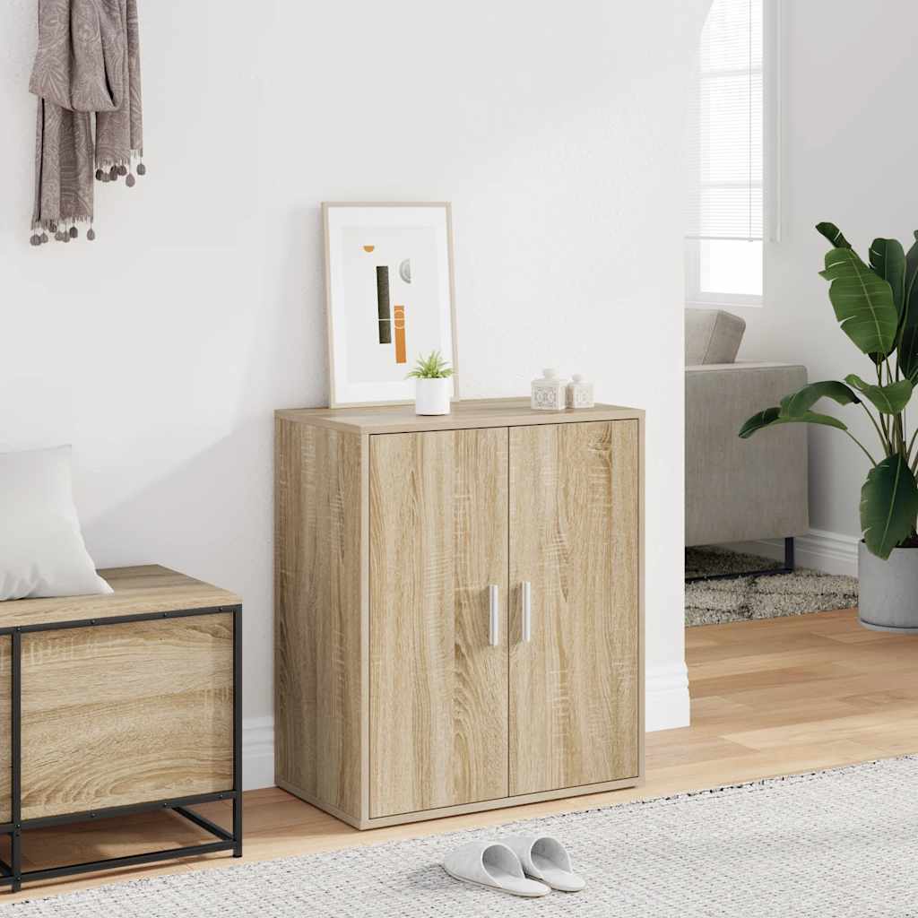 Schuhschrank Sonoma-Eiche 60x35x70 cm Holzwerkstoff