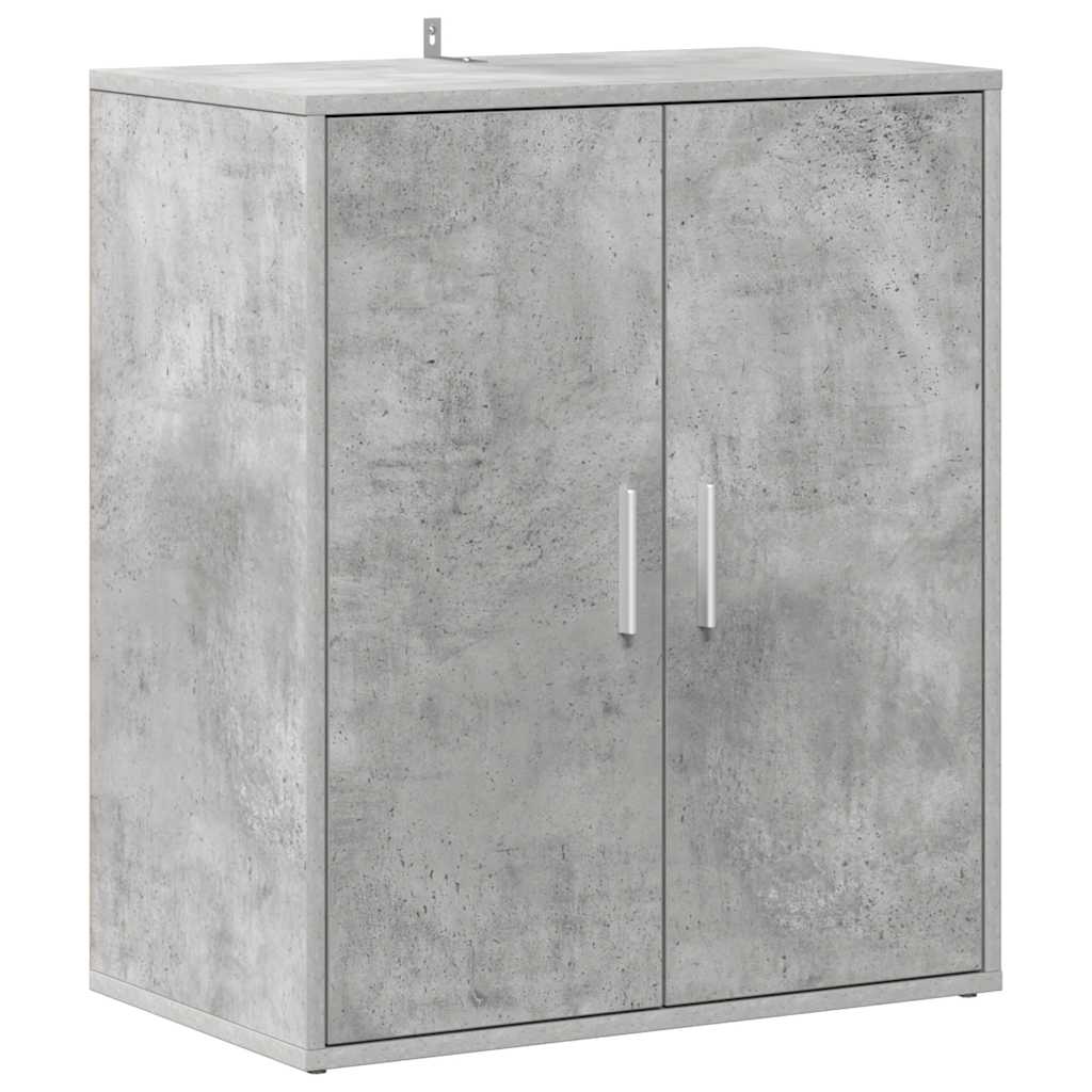 Schuhschrank Betongrau 60x35x70 cm Holzwerkstoff