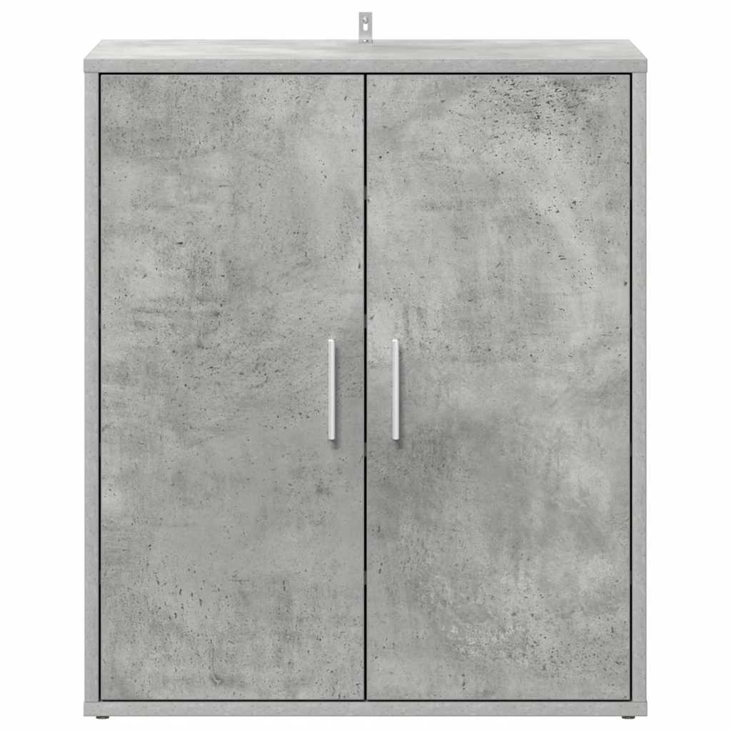 Schuhschrank Betongrau 60x35x70 cm Holzwerkstoff