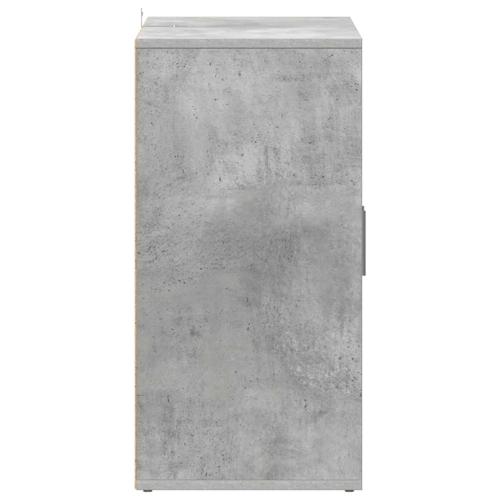 Schuhschrank Betongrau 60x35x70 cm Holzwerkstoff