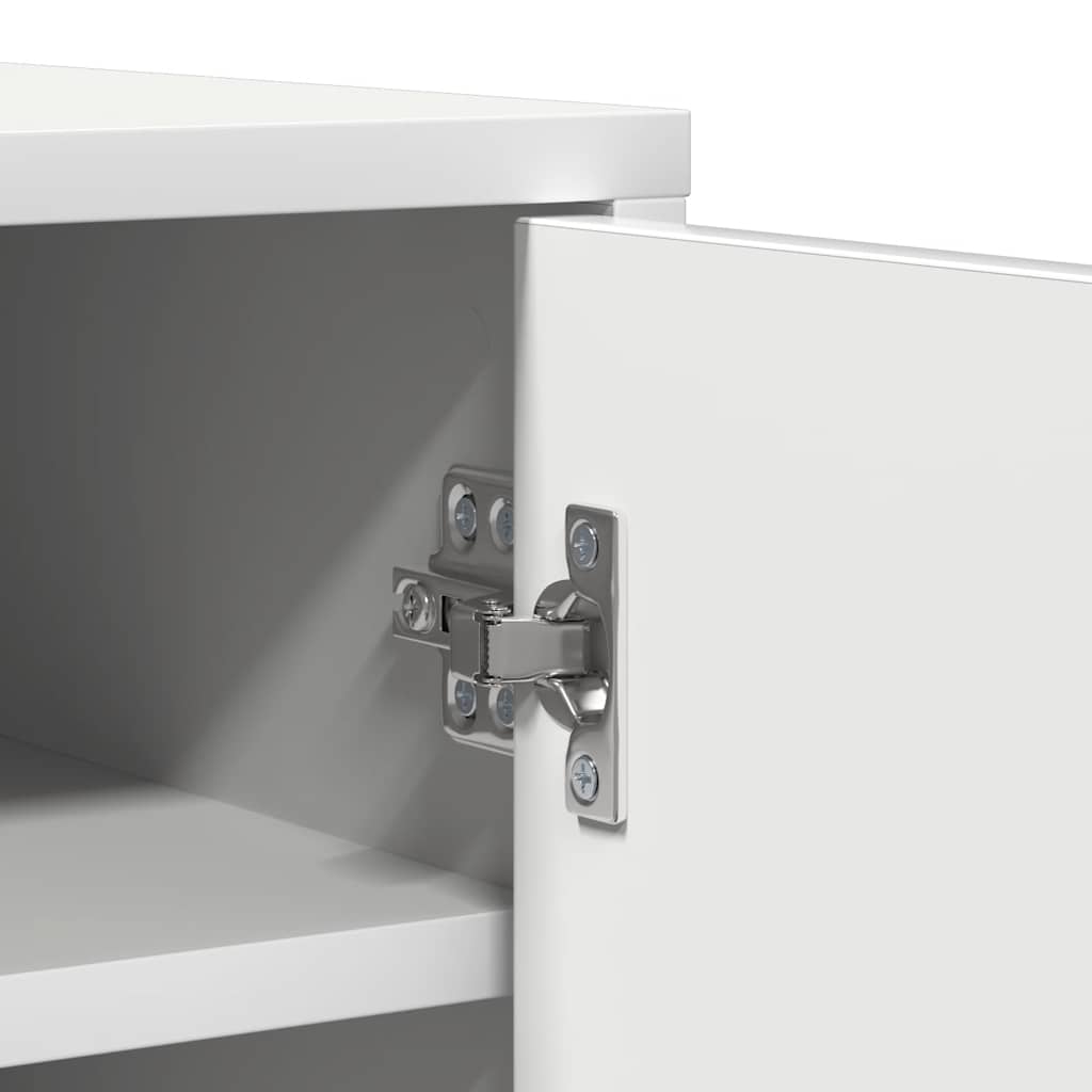 Schuhschrank Weiß 60x35x92 cm Holzwerkstoff