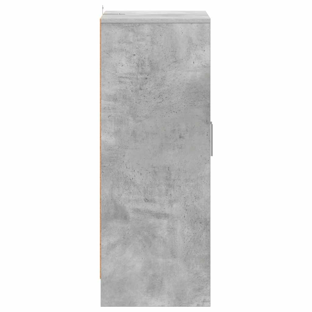 Schuhschrank Betongrau 60x35x92 cm Holzwerkstoff