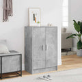 Schuhschrank Betongrau 60x35x92 cm Holzwerkstoff