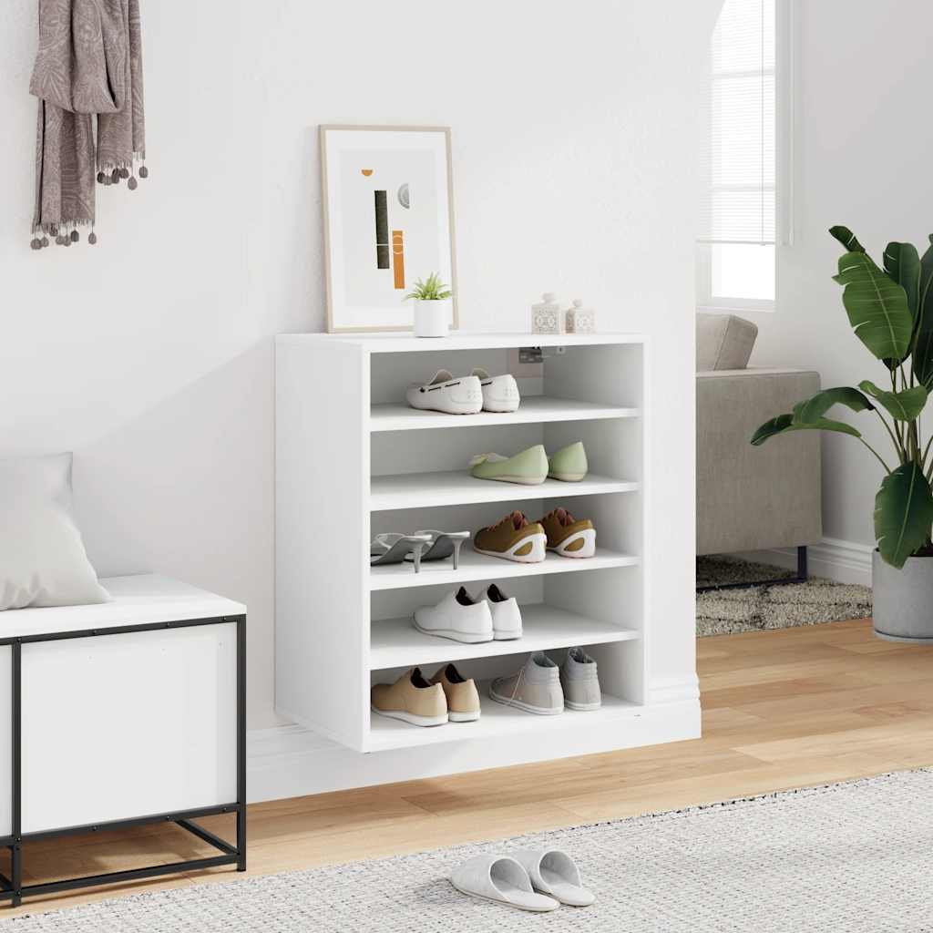 Schuhschrank Weiß 60x35x70 cm Holzwerkstoff