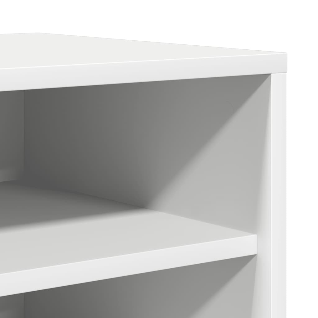 Schuhschrank Weiß 60x35x70 cm Holzwerkstoff