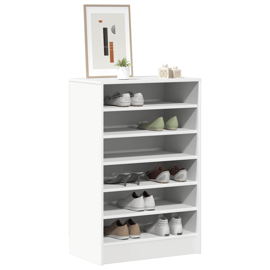 Schuhschrank Weiß 60x35x92 cm Holzwerkstoff