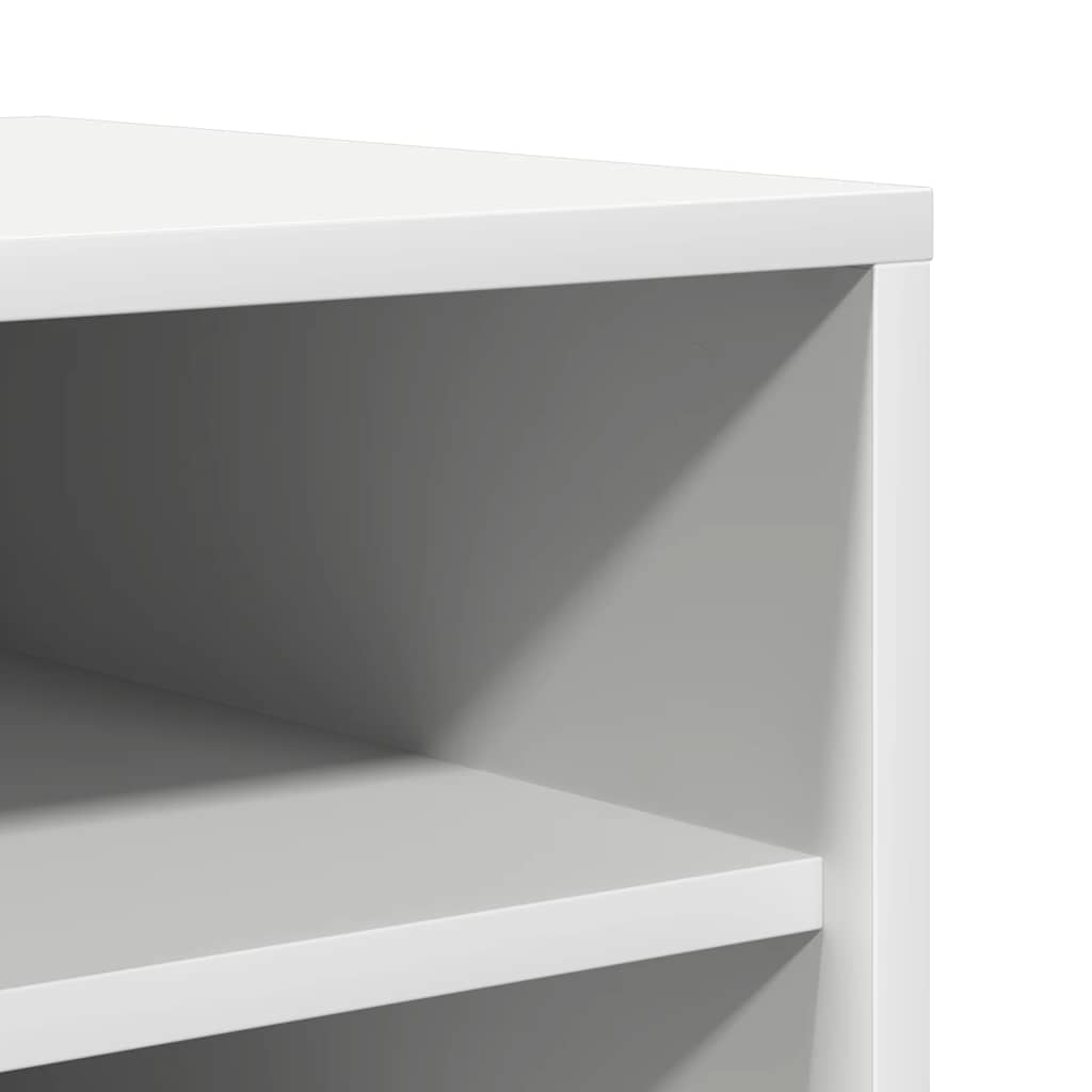 Schuhschrank Weiß 60x35x92 cm Holzwerkstoff