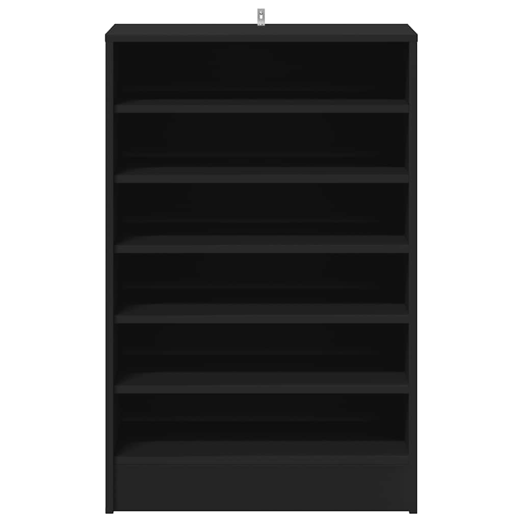 Schuhschrank Schwarz 60x35x92 cm Holzwerkstoff