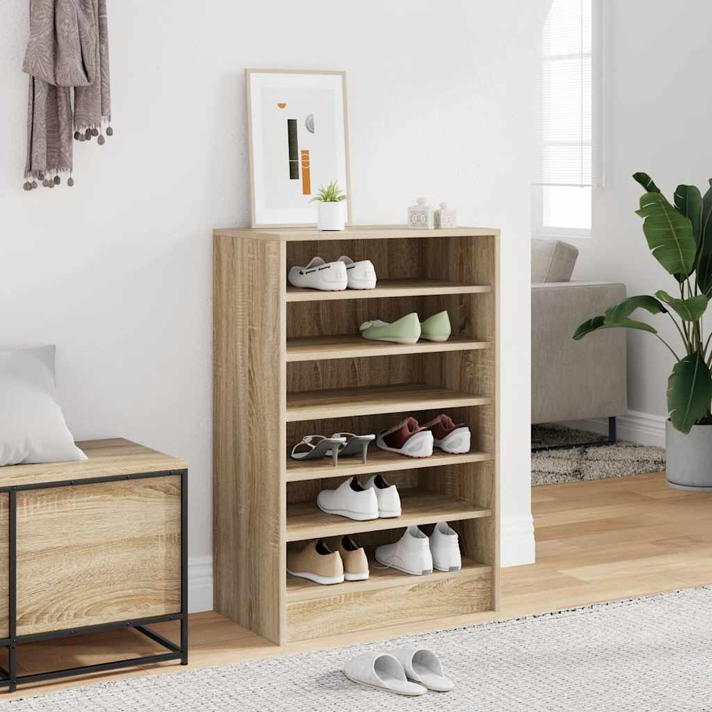 Schuhschrank Sonoma-Eiche 60x35x92 cm Holzwerkstoff