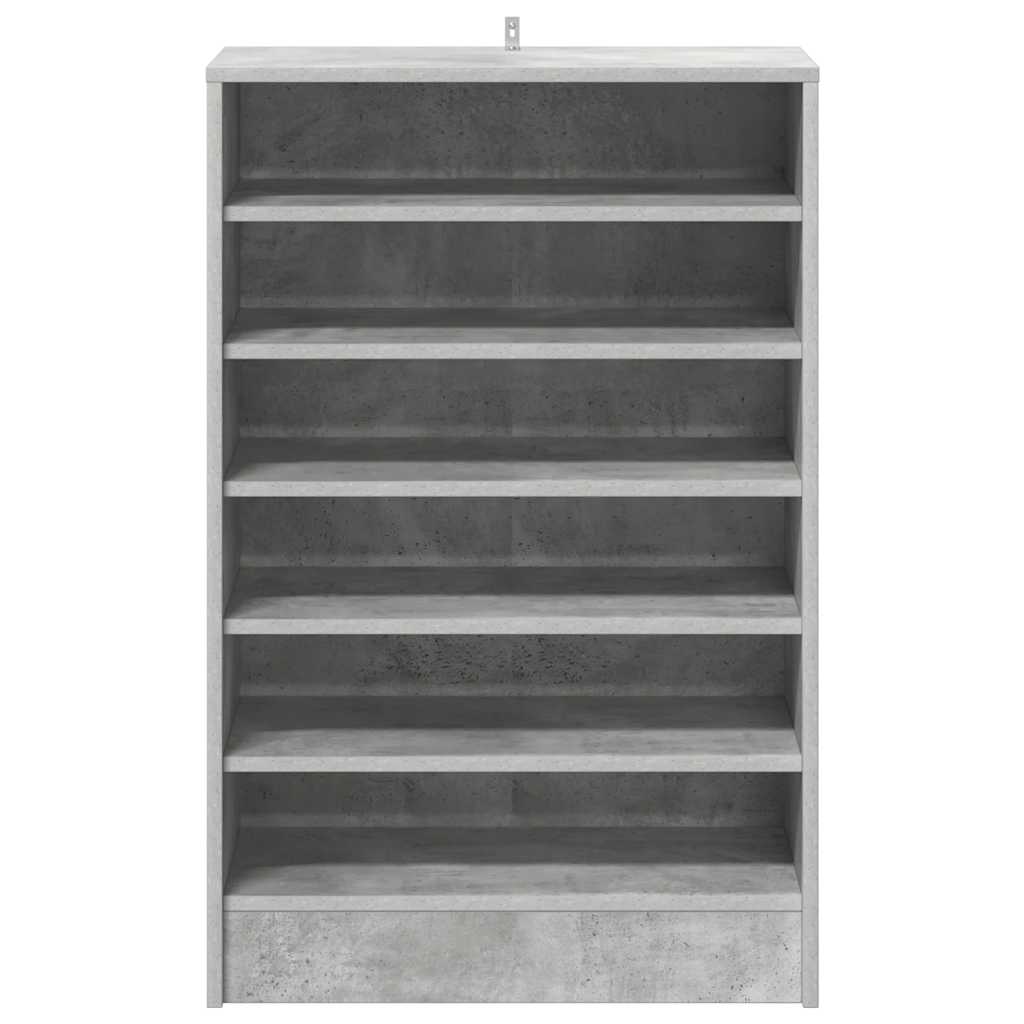 Schuhschrank Betongrau 60x35x92 cm Holzwerkstoff