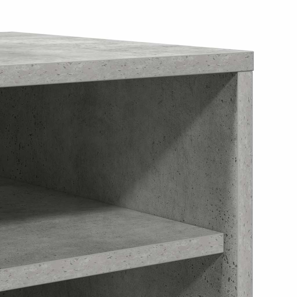 Schuhschrank Betongrau 60x35x92 cm Holzwerkstoff