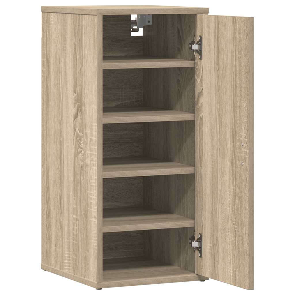 Schuhschränke 2 Stk. Sonoma-Eiche 32x35x70 cm Holzwerkstoff