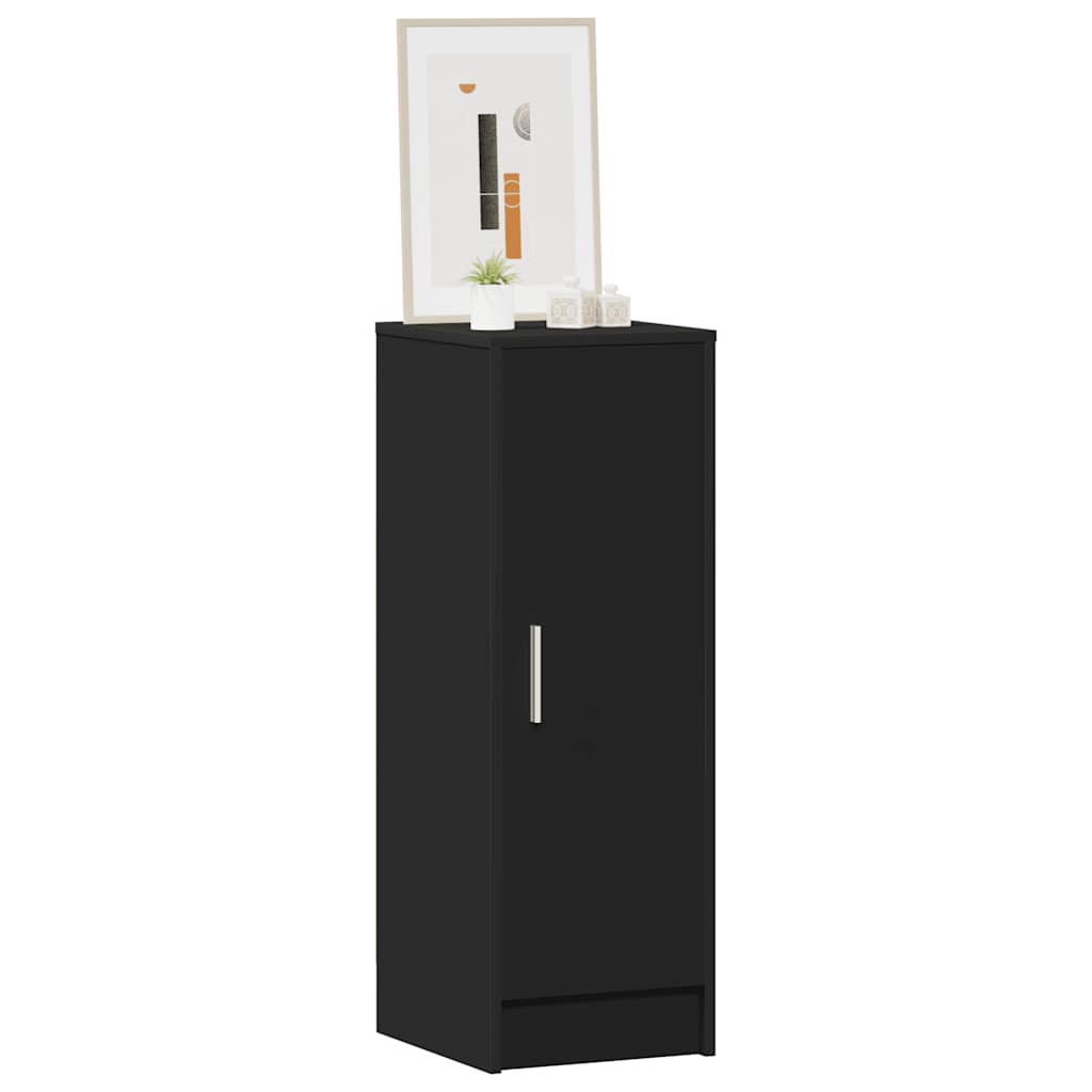 Schuhschrank Schwarz 32x35x92 cm Holzwerkstoff
