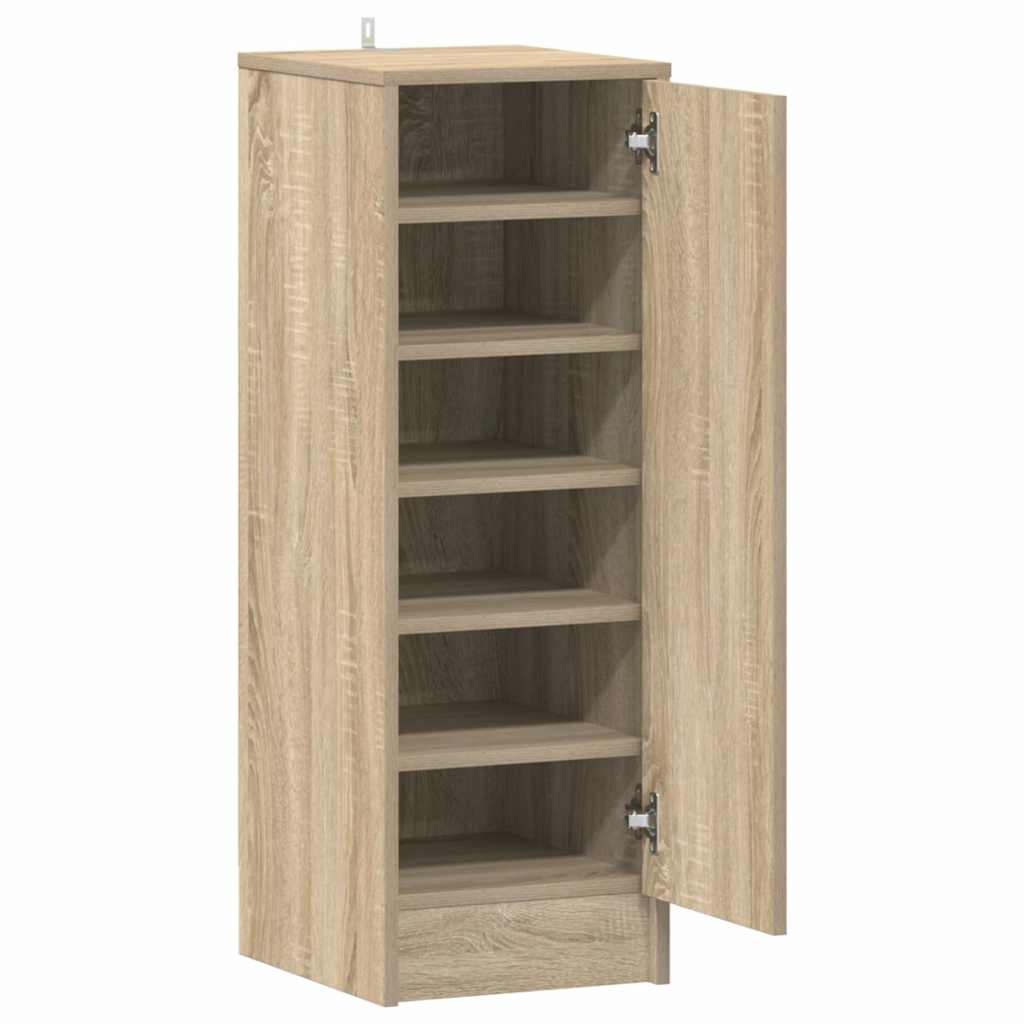 Schuhschrank Sonoma-Eiche 32x35x92 cm Holzwerkstoff