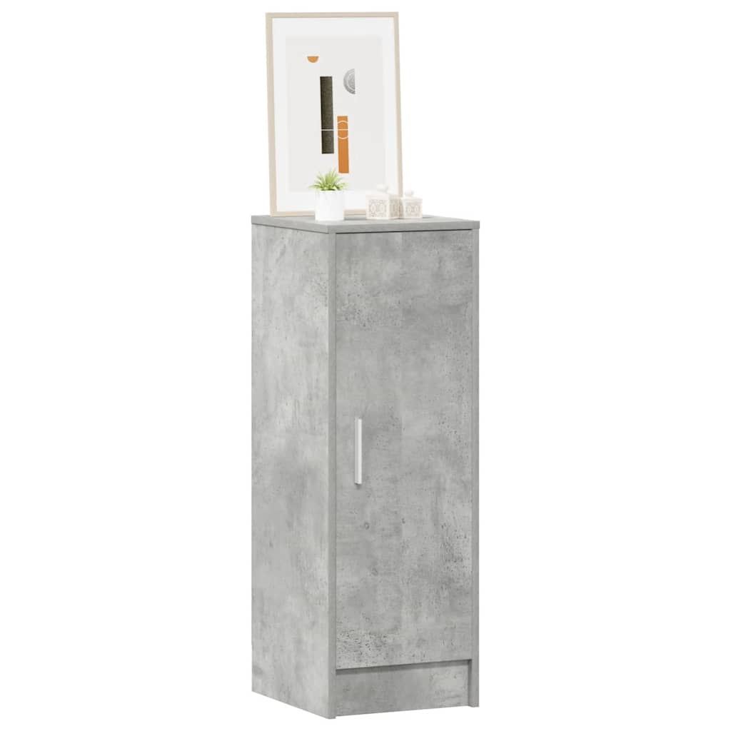 Schuhschrank Betongrau 32x35x92 cm Holzwerkstoff
