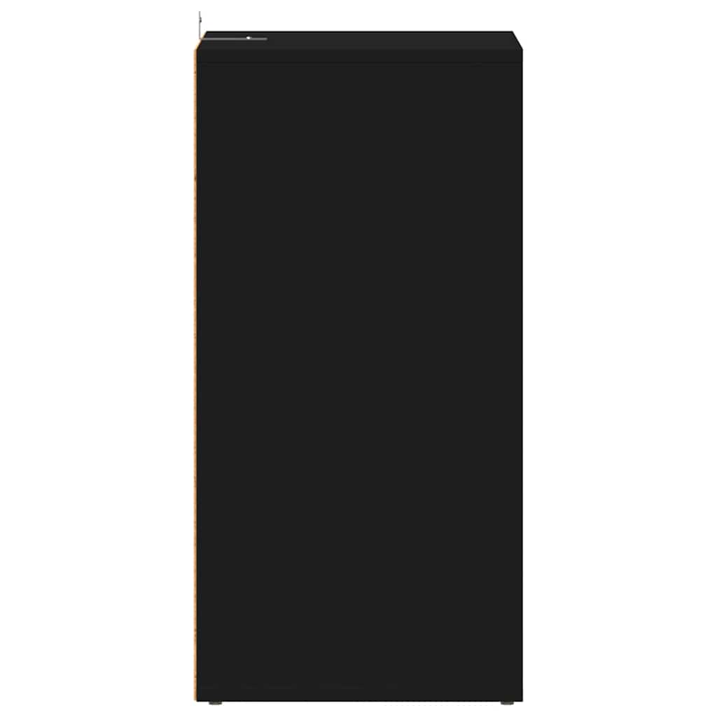 Schuhschrank Schwarz 31,5x35x70 cm Holzwerkstoff