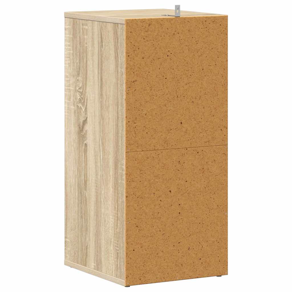 Schuhschränke 2 Stk. Sonoma-Eiche 31,5x35x70 cm Holzwerkstoff