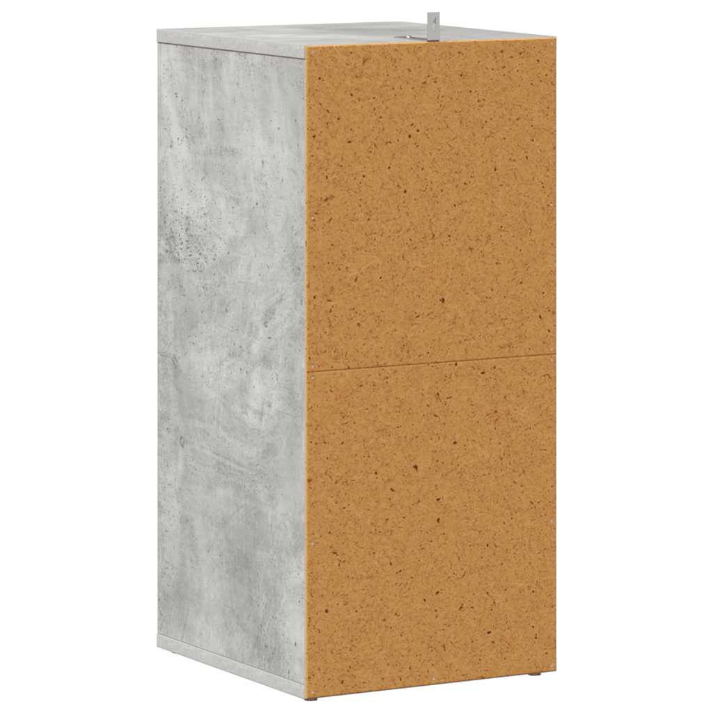 Schuhschrank Betongrau 31,5x35x70 cm Holzwerkstoff