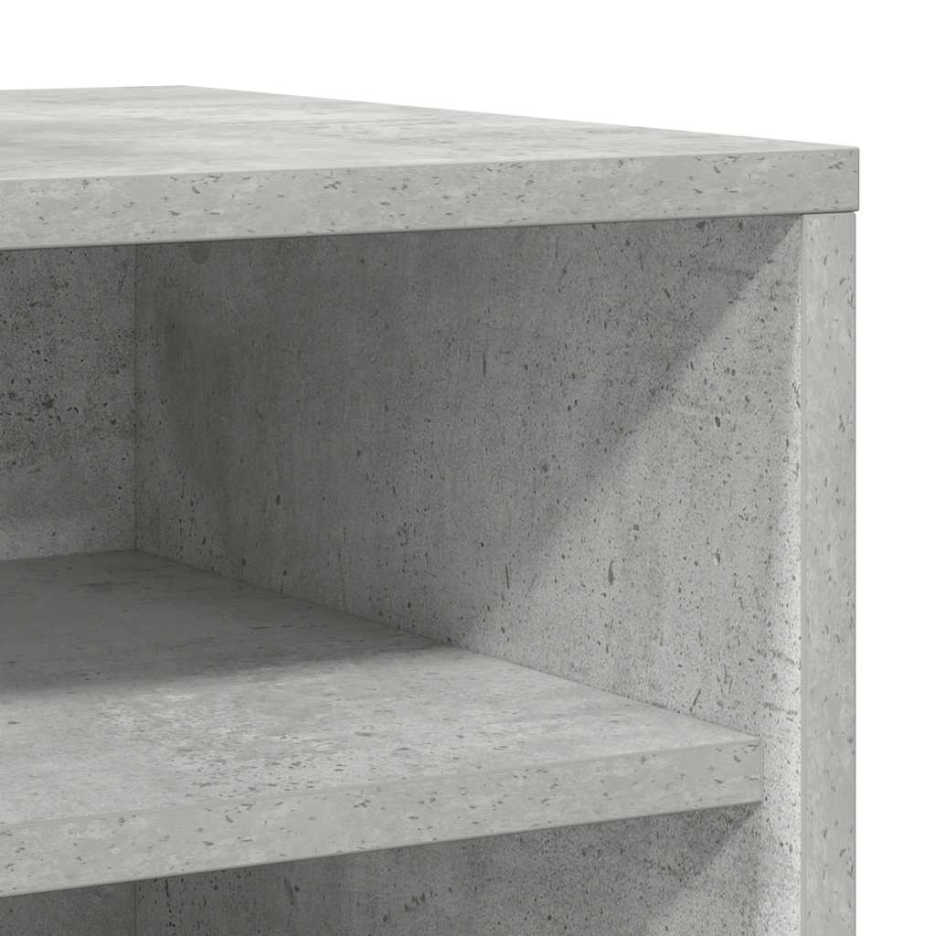 Schuhschrank Betongrau 31,5x35x70 cm Holzwerkstoff