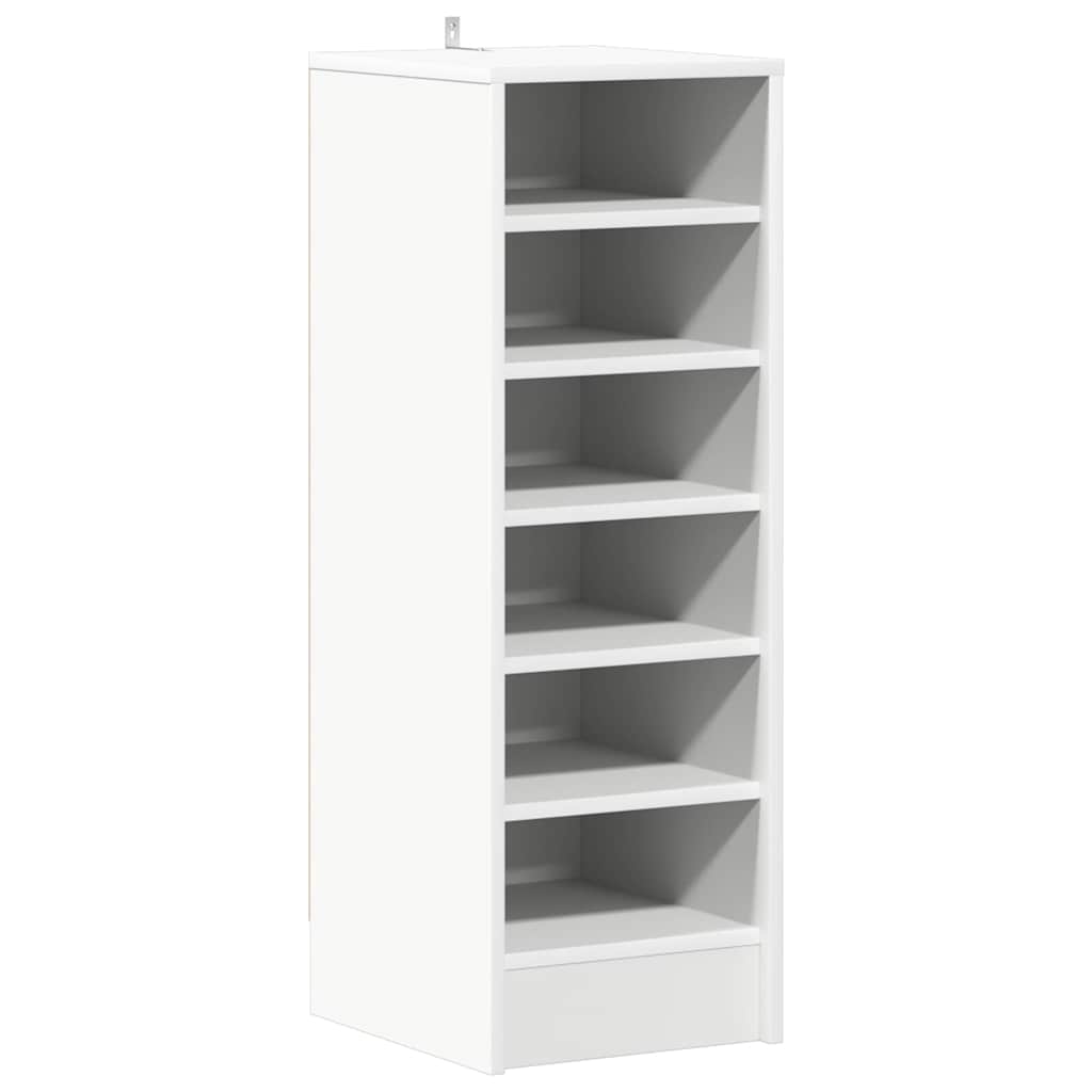 Schuhschrank Weiß 31,5x35x90 cm Holzwerkstoff