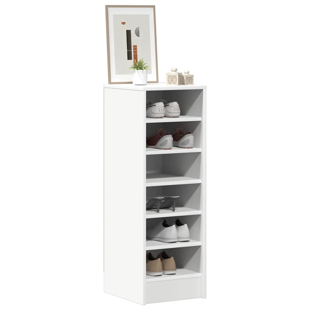 Schuhschrank Weiß 31,5x35x90 cm Holzwerkstoff
