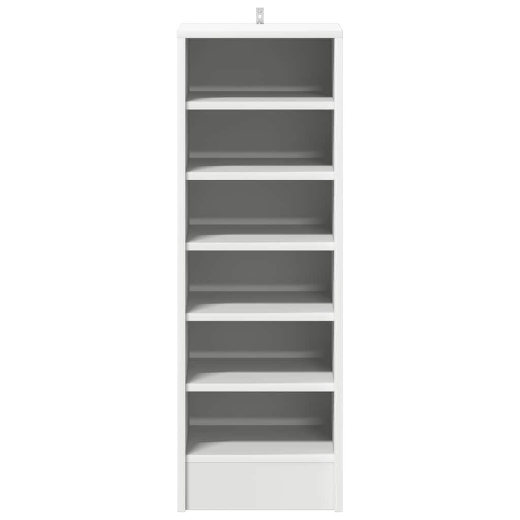 Schuhschrank Weiß 31,5x35x90 cm Holzwerkstoff