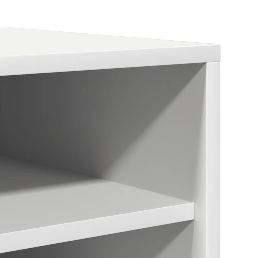 Schuhschrank Weiß 31,5x35x90 cm Holzwerkstoff
