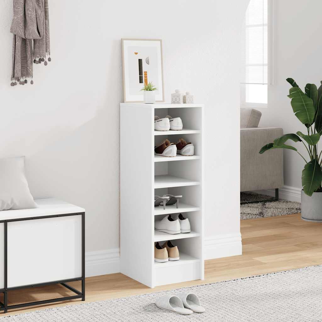 Schuhschrank Weiß 31,5x35x90 cm Holzwerkstoff
