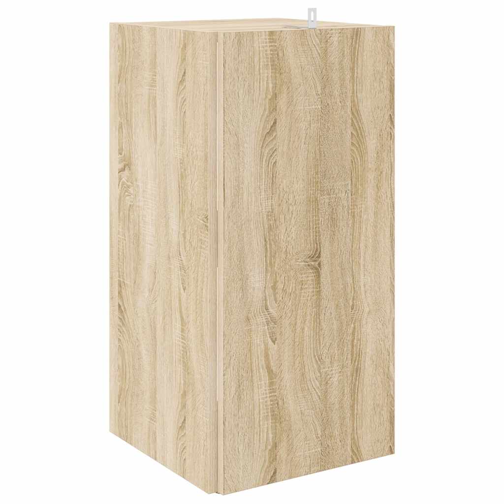 Eckregal Sonoma-Eiche 33x33x67 cm Holzwerkstoff