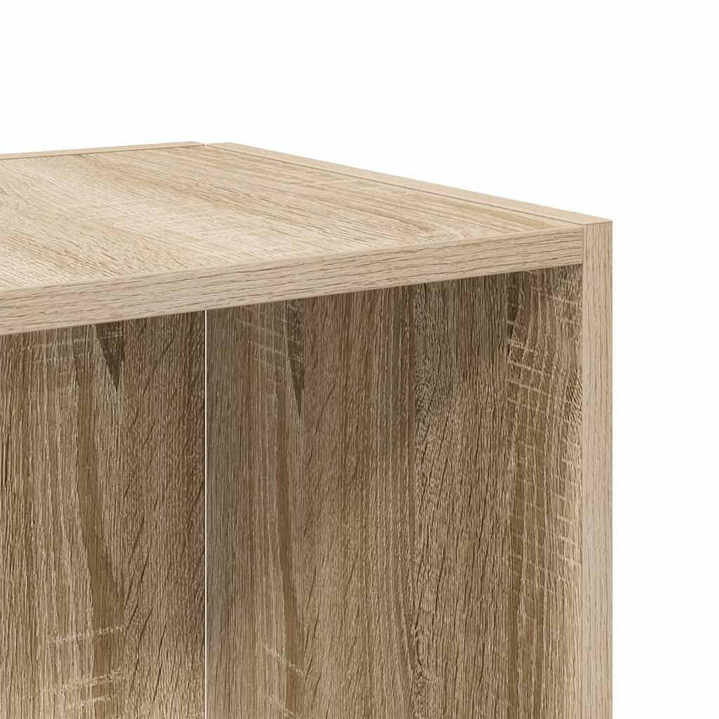 Eckregal Sonoma-Eiche 33x33x67 cm Holzwerkstoff