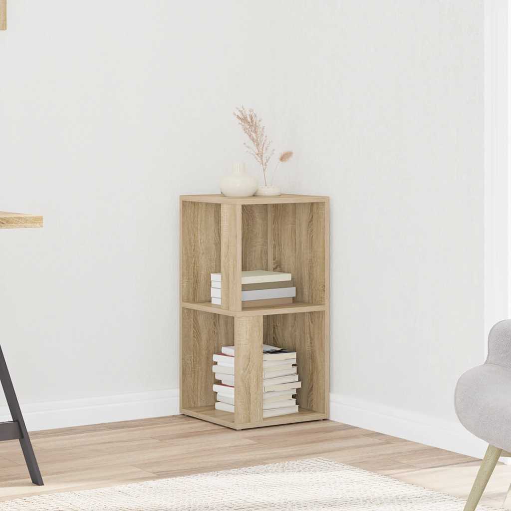 Eckregal Sonoma-Eiche 33x33x67 cm Holzwerkstoff