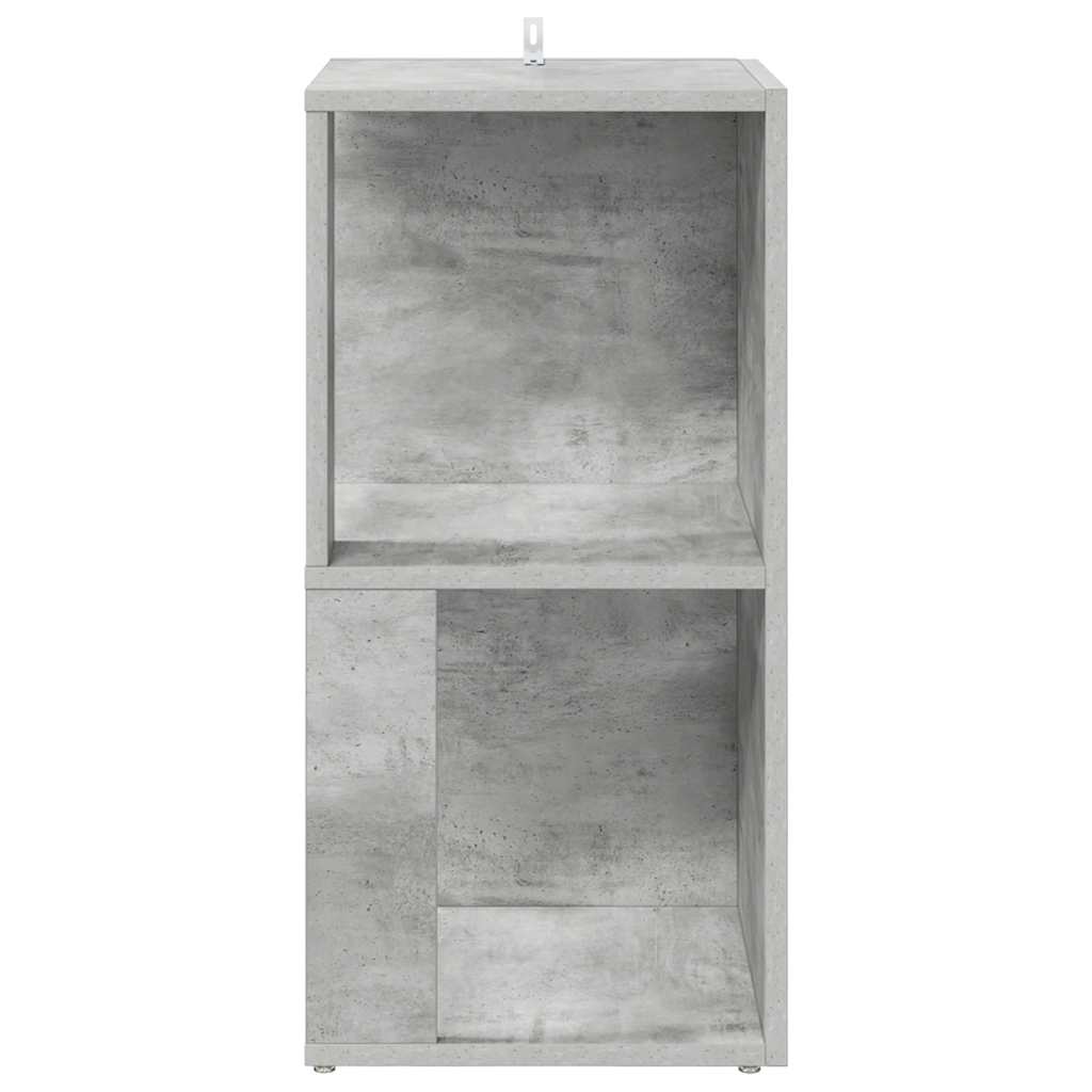 Eckregal Betongrau 33x33x67 cm Holzwerkstoff