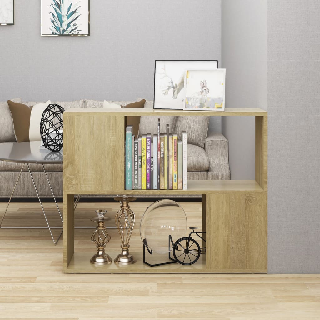TV-Schrank Sonoma-Eiche 80x24x63 cm Holzwerkstoff