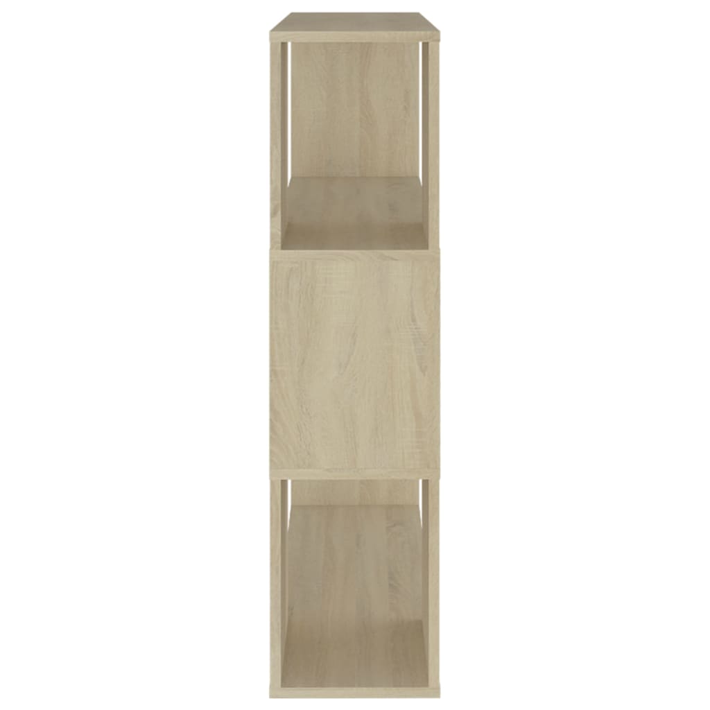 Bücherregal Raumteiler Sonoma-Eiche 80x24x94 cm Holzwerkstoff