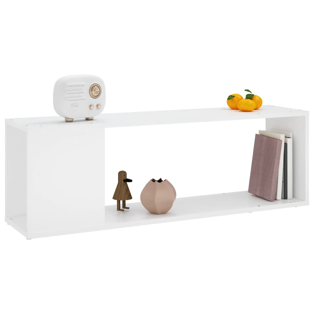 TV-Schrank Weiß 100x24x32 cm Holzwerkstoff
