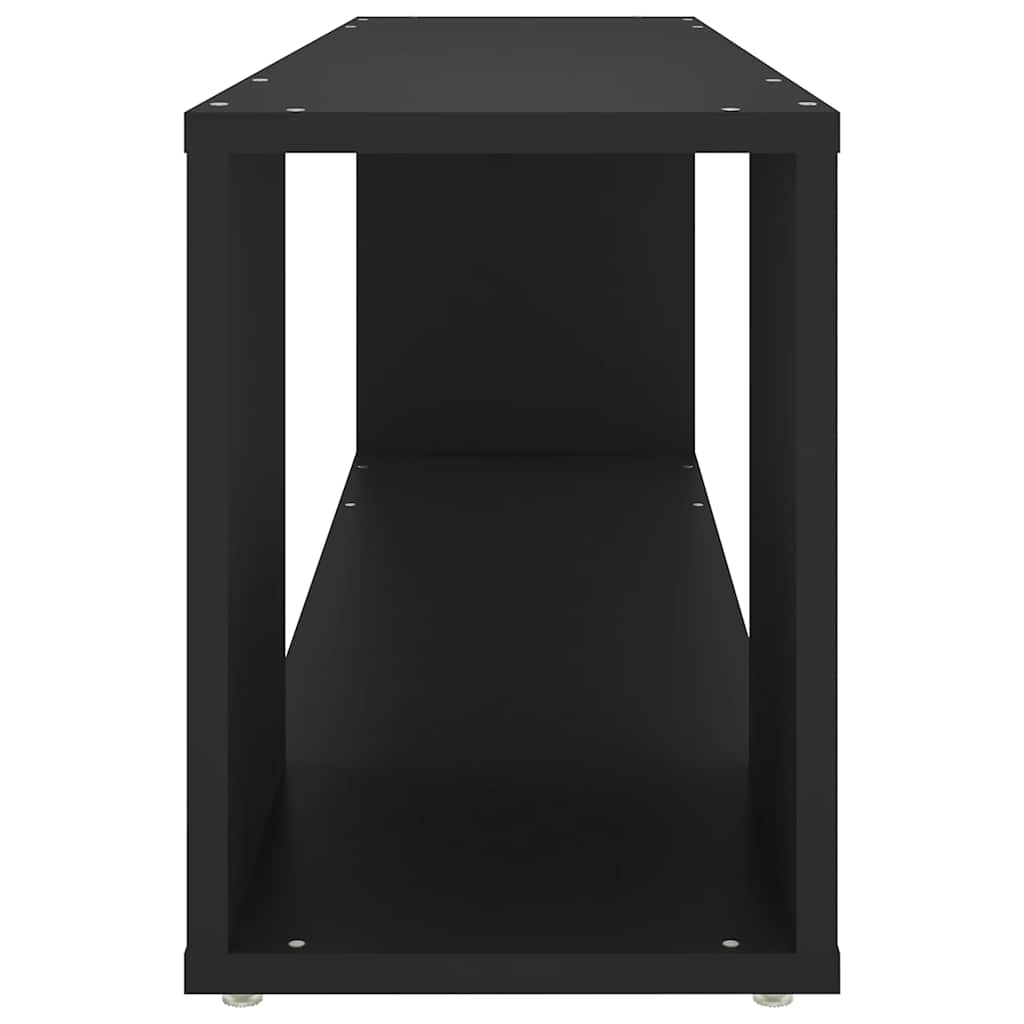 TV-Schrank Schwarz 100x24x32 cm Holzwerkstoff